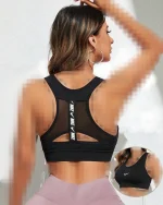 تصویر نیم تنه پشت توردار NIKE مشکی