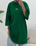 تصویر تیشرت لانگ Nike رنگ سبز تیره